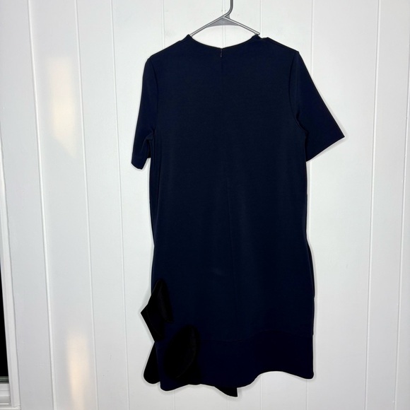 COS A-line Applique Dress Navy Blue Women’s Small Abstract Party Art to Wear - Picture 6 of 11